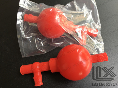 SAFETY PIPETTE FILLER Silicone rubber 3-valves resistance