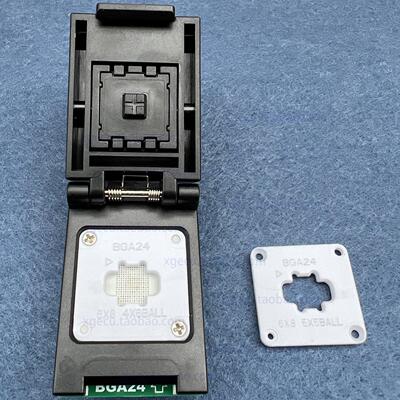 BGA24 to DIP8 通用 配接器 烧录座 双头弹簧探针座 使用寿命长