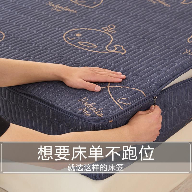2025新款A类防滑床笠六面全包拉链床罩加厚夹棉床垫保护套罩定制