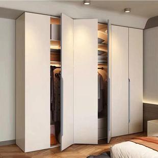 全铝衣柜门柜子厂家定制全屋铝合金家具蜂窝板折叠平移推拉隐形门