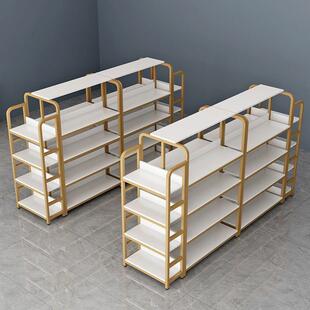 中岛柜双面超市货架置物架展示台展示架多层零食文具店化妆品展柜