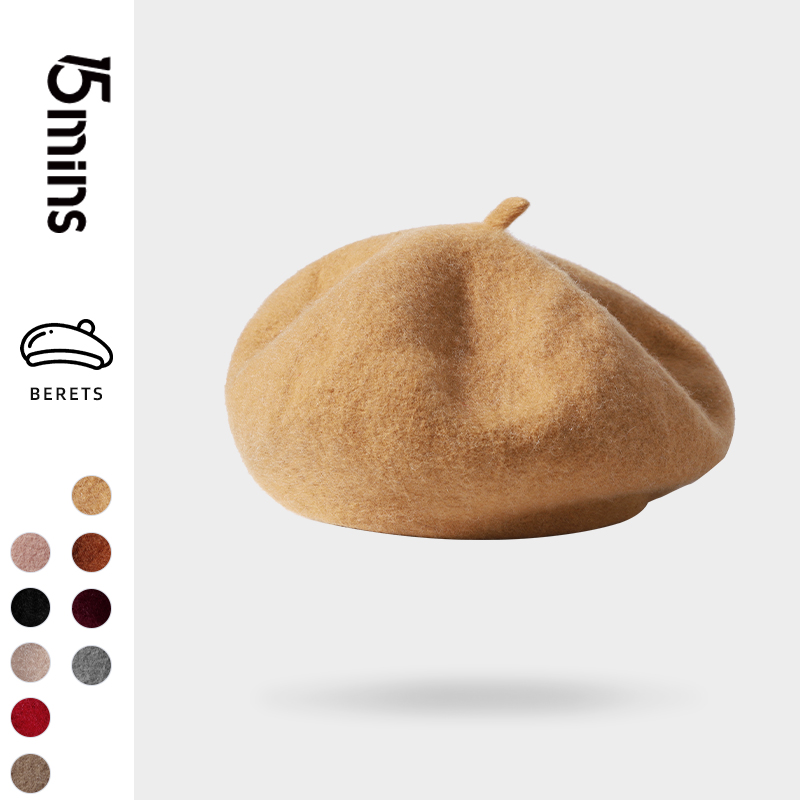 15MINS韩版百搭蓓蕾帽学生日系