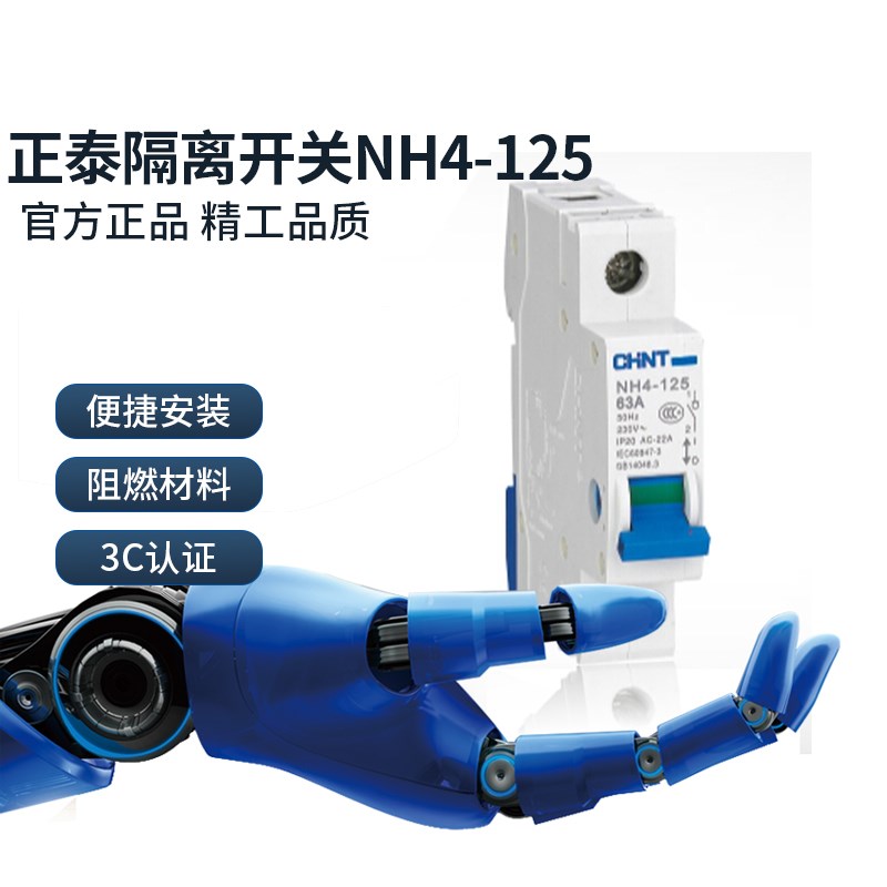 正泰电器 正泰隔离开关NH4125 1P2P3P4P 32A 63A 100A 125A 系列