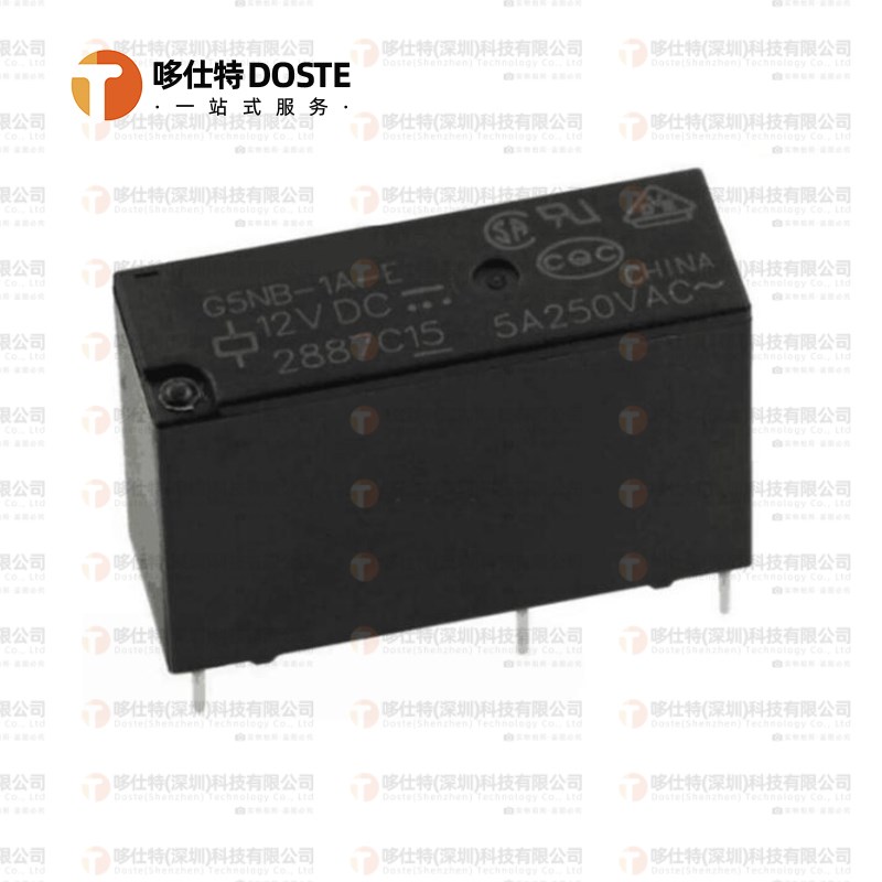 原装正品 G5NB-1A-E-5VDC 12VDC 24VDC 一组常开 4脚 功率继电器