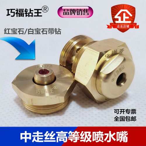 巧福钻王线切割瑞均中走丝霸器水嘴咀0.192宝玛金刚石眼膜模导嘴