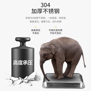304不锈钢托盘长方形平盘家用加厚深方盘餐盘蒸饭盘烧烤鱼餐盘子