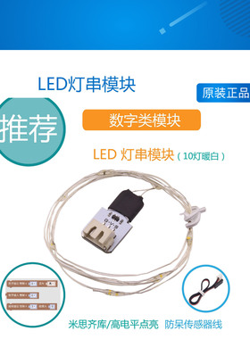 【RuilongMaker】LED灯串模块(10灯暖白)高低电平