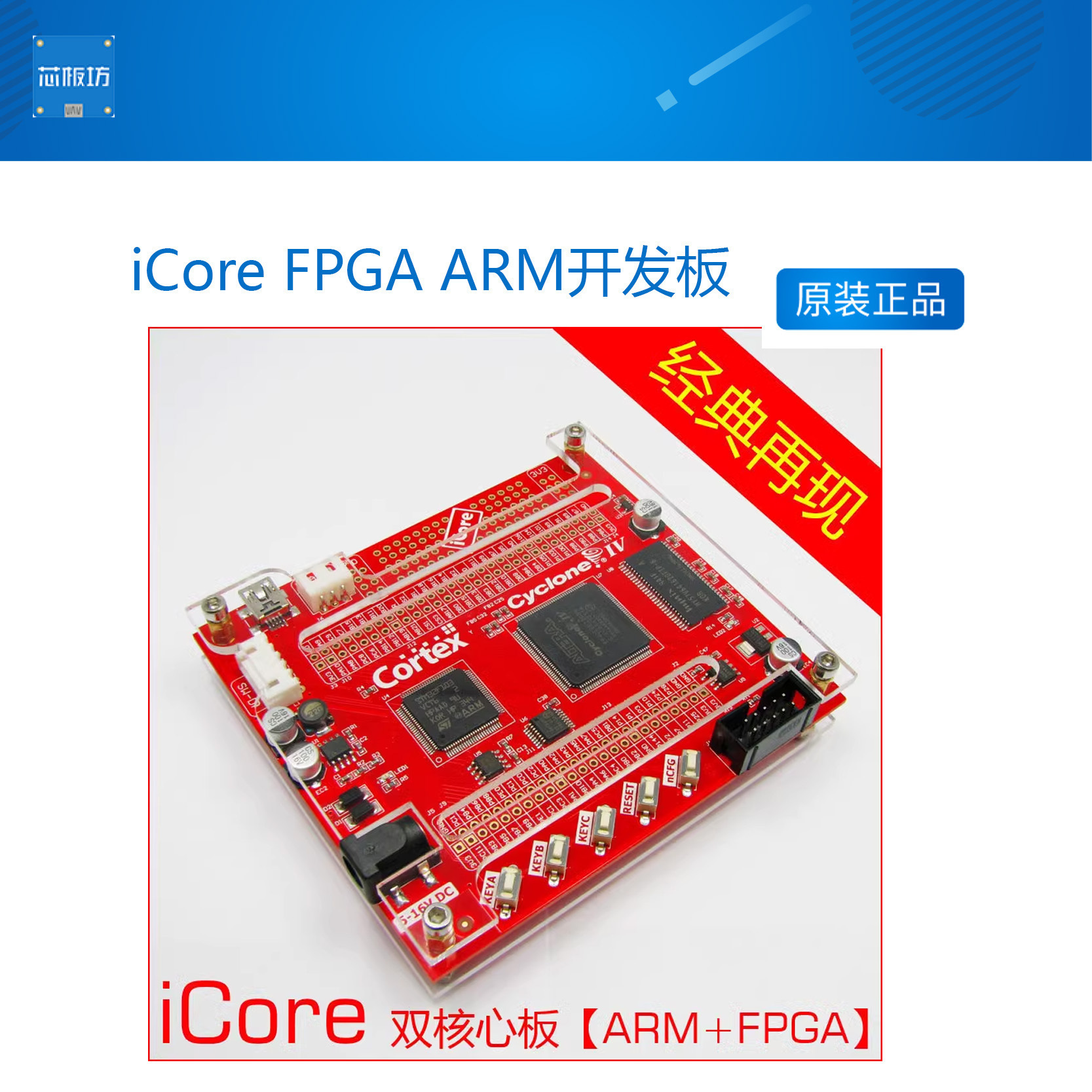 银杏科技厂家直销 iCore FPGA ARM开发板 STM32 CYCLONE4 单片机