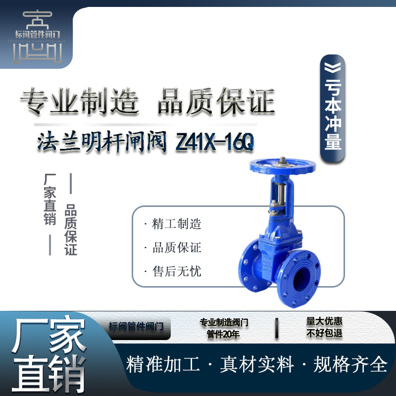 Z41X-16Q明杆软密封法兰闸阀DN150球墨铸铁弹性座消防水阀阀门100
