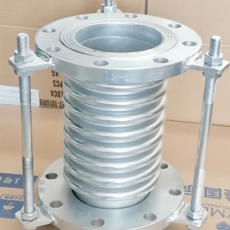 不锈钢补偿器铁法兰膨胀节304波纹管拉杆式补偿器