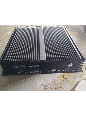 研为科技无风扇12V工控机,YW-BS270.成色如图黑色外