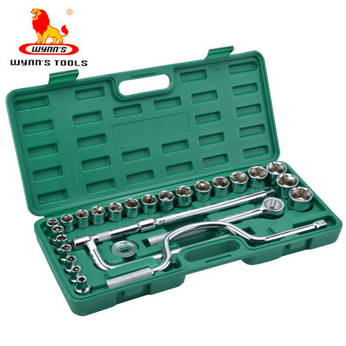 Wynns威力狮 28件套1/2吋套筒组套 套筒扳手 汽修工具 W028