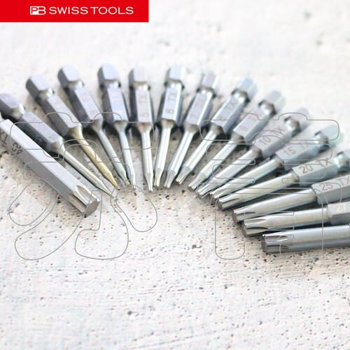 原装瑞士PB SWISS TOOLS 彩色星形梅花批头 PB E6.400