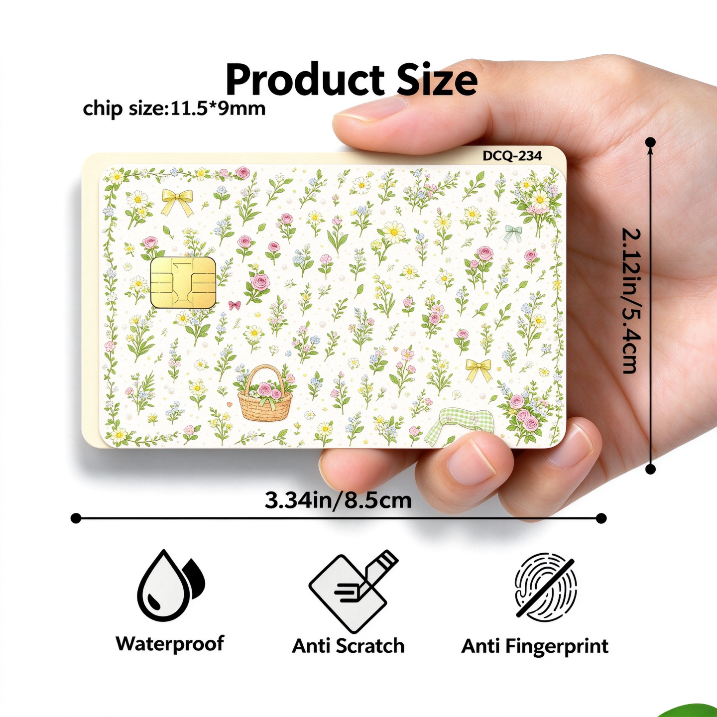 森系碎花卡通防水防刮通用贴纸