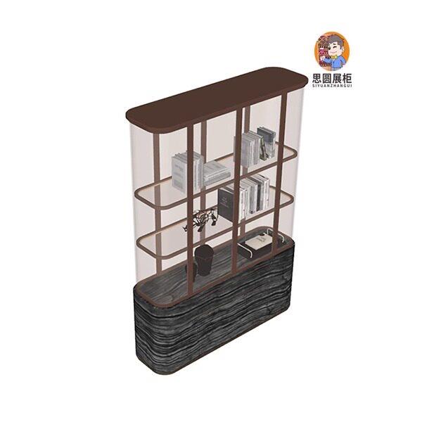旋转酒柜不锈钢酒柜架别墅展示柜会所酒品展示台立柱式创意展示柜