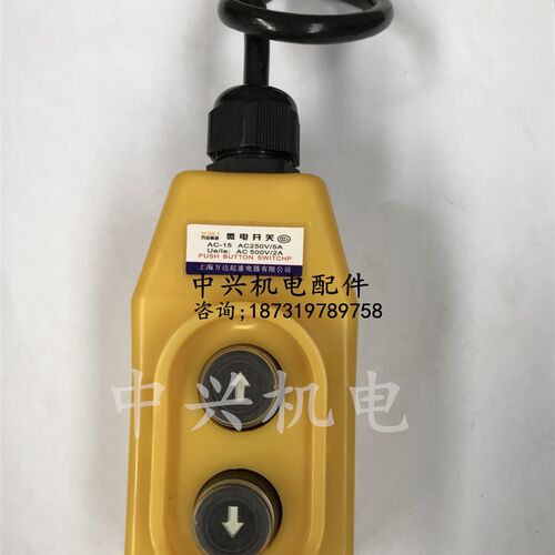COB-21按钮开关 带线吊机开关 起重机行车直控按钮电动葫芦单相