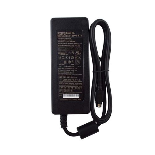 台湾明纬GSM120A48-R7B医疗级电源48V2.5A圆口四针电源适配器