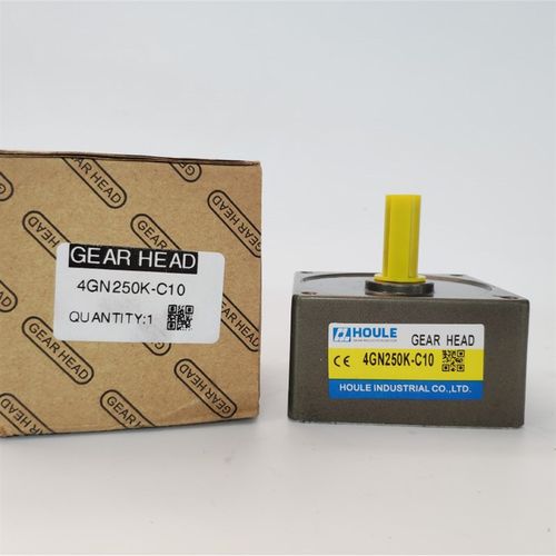 全新HOULE变速箱25W单相220V养殖送料笼轨传送减速电机4GN250KC10