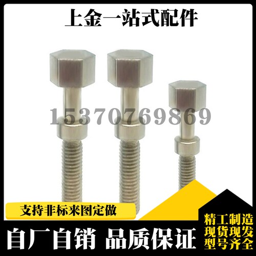 304不锈钢六角型细牙 调整螺栓 AJSTFS4 5 6 8 10 12