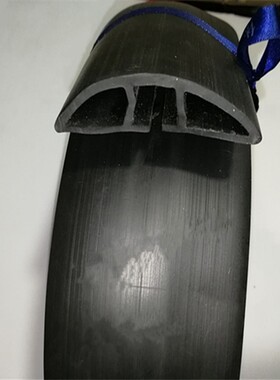 橡胶软护线条会所酒店办公室里外布线软板走地线槽防踩橡胶压线条
