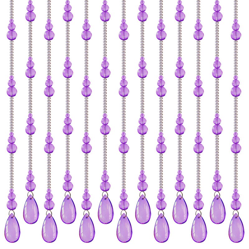 葫芦珠帘门帘水晶隔断屏风客厅玄关卫生间家用厕所珠链帘子免打孔