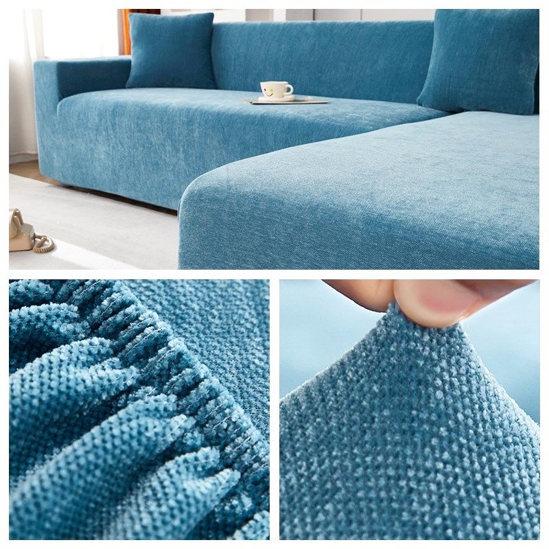 2022雪尼尔弹力加厚沙发套罩笠全包万能防猫抓一体式梳化简约盖布,居家布艺,沙发套,淘宝优惠券,粉丝福利购,淘宝优惠卷