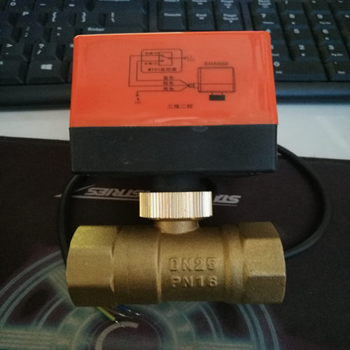 电动二通阀球阀空调风机盘管控制阀DN20 25 32 40 50DC24V12V220V