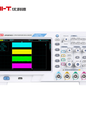 UPO2072CS/UPO2074CS 优利德 70MHZ 四通道数字存储荧光示波器