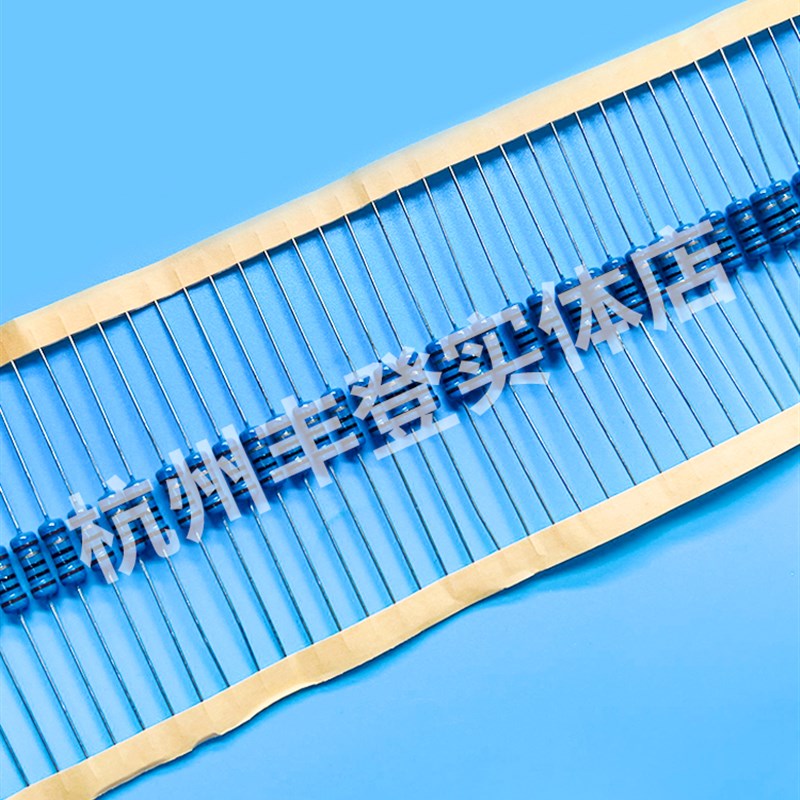 1W 2W 3W金属膜电阻36K 39K 43K 100K 110K 120K 130K铜脚1瓦1%