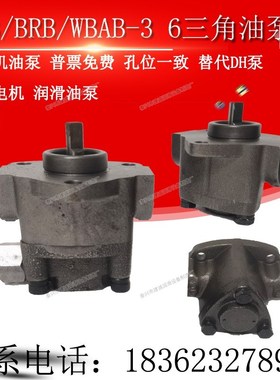 BRB-3油泵BAB-3/BAB-6摆线泵组WBRB-4/6/2.5调压泵1/5/2