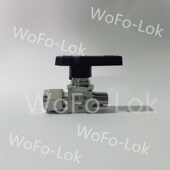 304不锈钢卡套终端球阀气源外丝卡套直通仿美球阀Q91SAZG1