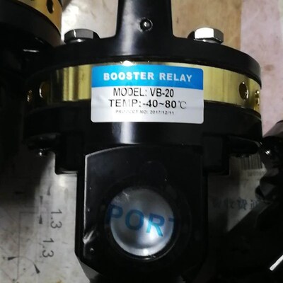 BOOSTER RELAY阀门气源放大器增速器MODEL;VB-20  VB-15