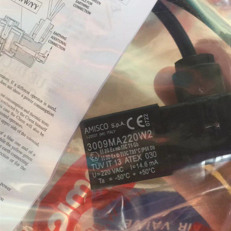 AMISCO加气站电磁阀防爆线圈3009MD024W3防爆CT5级3009MA220W2