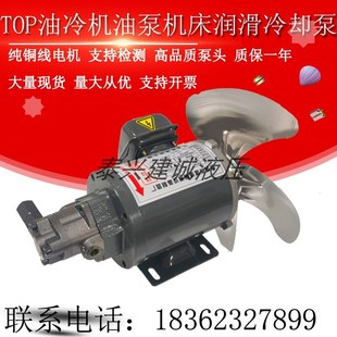 TOP 11A機床主軸潤滑冷卻擺線泵頭200W 13A 12A油冷機油泵電機ROP