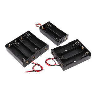 18650电池盒座2/3/4节锂电池串并联带线usb电源接口DC插板贴片式