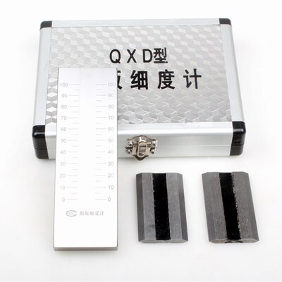 不锈钢QXD刮板细度计0-25/50/100/150 细度板 涂料颗粒细度仪#