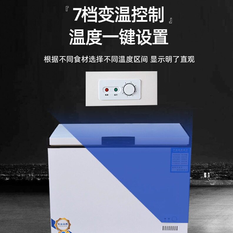 直销冰柜 商用家制冷双温台式300升铜管制冷冷冻柜雪糕柜卧式冷柜