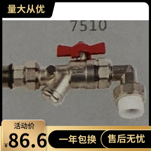 埃美柯角式PPR过滤器球阀 7510