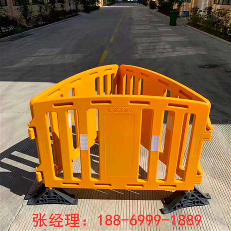 移动塑料护栏铁马移动式市政围栏工地施工围挡胶马水马交通隔离栏