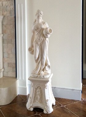 欧式人物雕像创意家居软装大型雕塑酒店门口迎宾装饰艺术品摆件