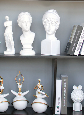 文艺女孩房间摆件创意民宿瑜伽芭蕾舞少女桌面装饰品书房玄关摆放