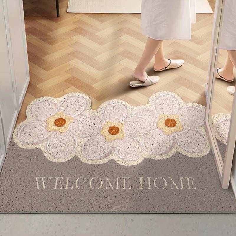 卡通入户门丝圈地垫家用进门口玄关垫子耐脏可剪裁刮泥蹭土脚垫