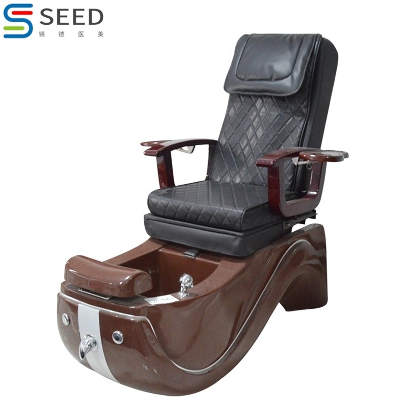美甲沙发沐足椅美睫纹绣美脚美足躺椅按摩床电动足疗足浴沙发