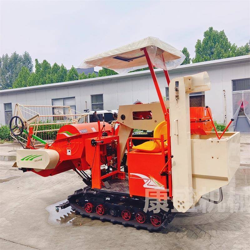 厂家直发稻谷大豆联合收割机油菜脱粒机高炮卸粮