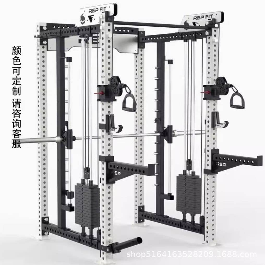 REP综合训练架小飞鸟龙门架多功能商用健身器材家用深蹲架卧推架