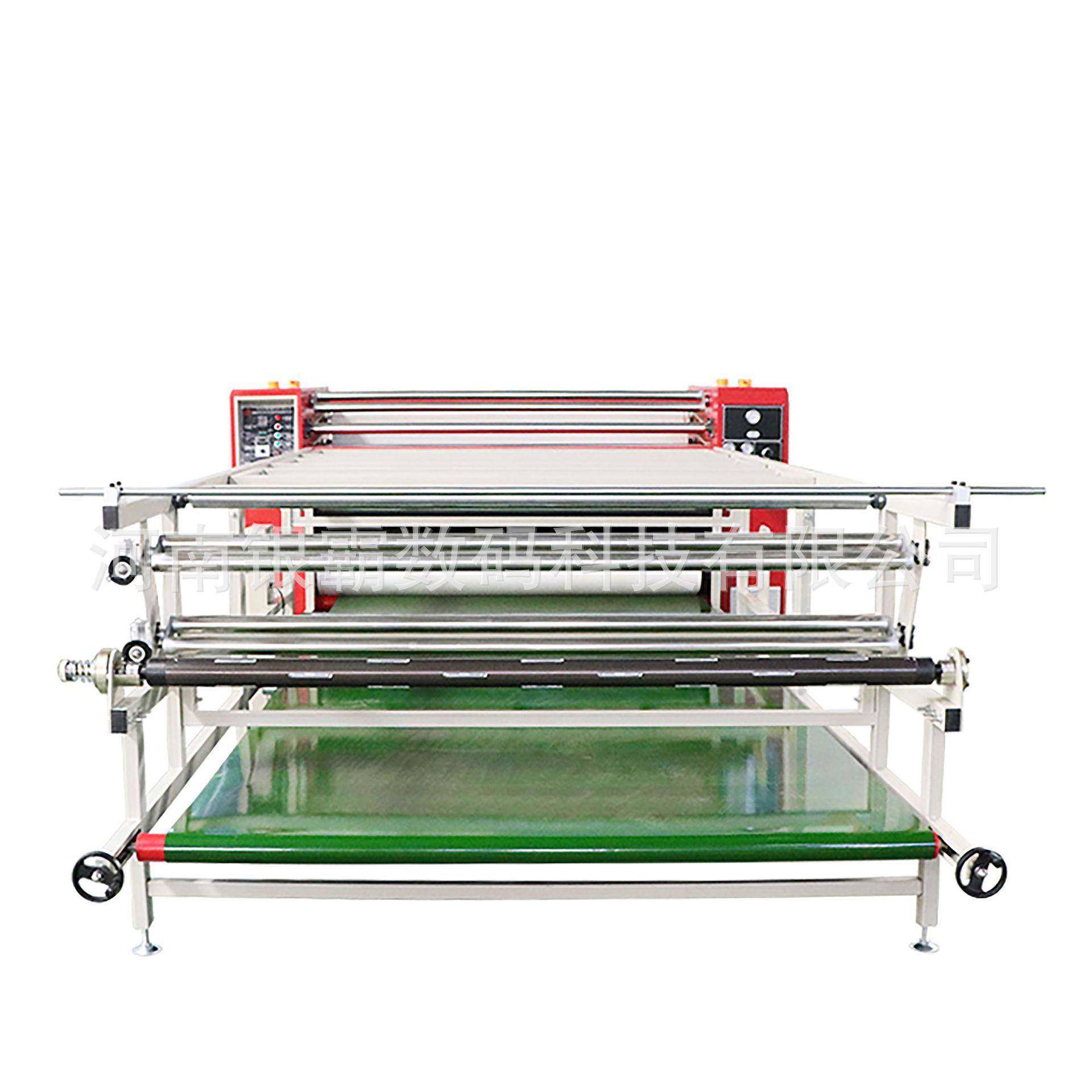 2米420油温滚筒热转印机 地脚垫滚筒油温热转印机 涤纶布热转印机