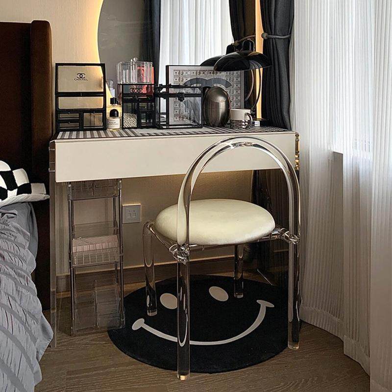 网红化妆椅女生卧室简约梳妆台椅子高颜值亚克力透明美甲凳子靠背,婴童用品,其它婴童用品,淘宝优惠券,粉丝福利购,淘宝优惠卷