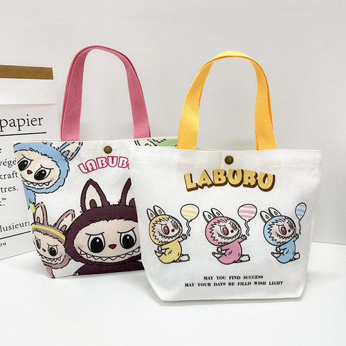 卡通可爱手提包潮流单肩包帆布包