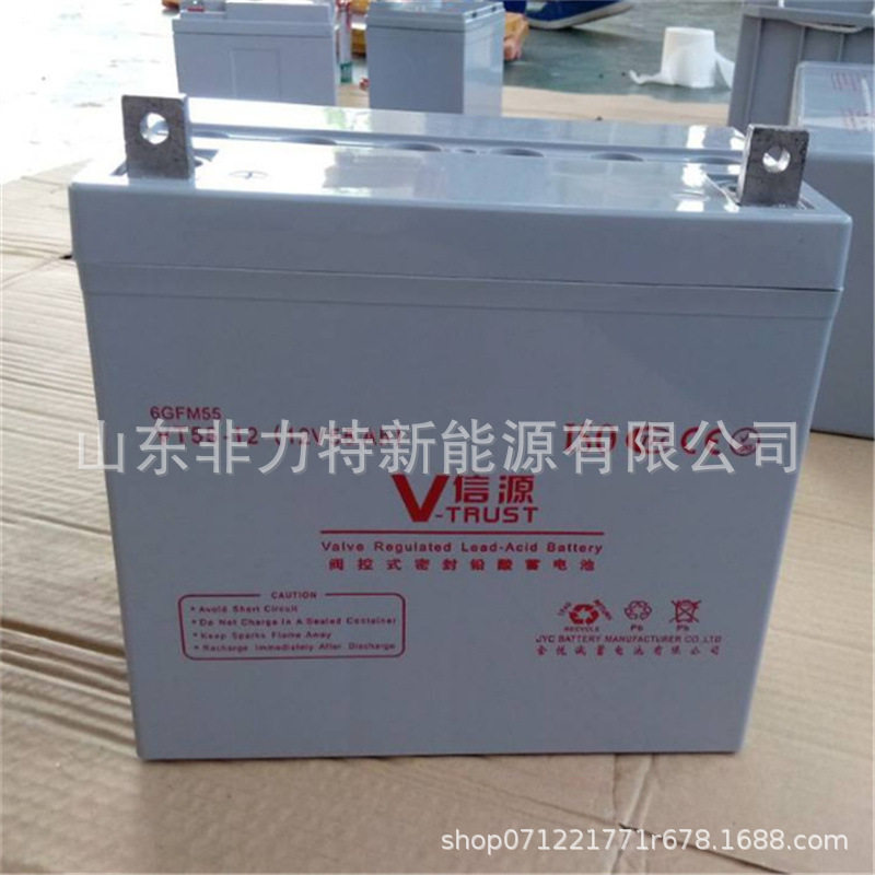 信源蓄电池 VT50-12 铅酸免维护12V50AH电池 直流屏 UPS应急电源