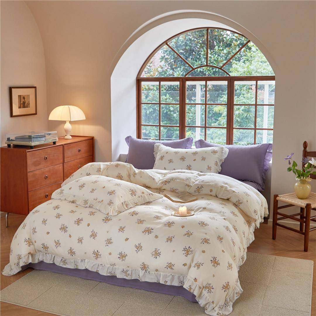 法式风田园寝具单双认床品A类超柔母婴双层纱纯棉三四件套家纺,纺织面料/辅料/配套,纺织机械配件,淘宝优惠券,粉丝福利购,淘宝优惠卷
